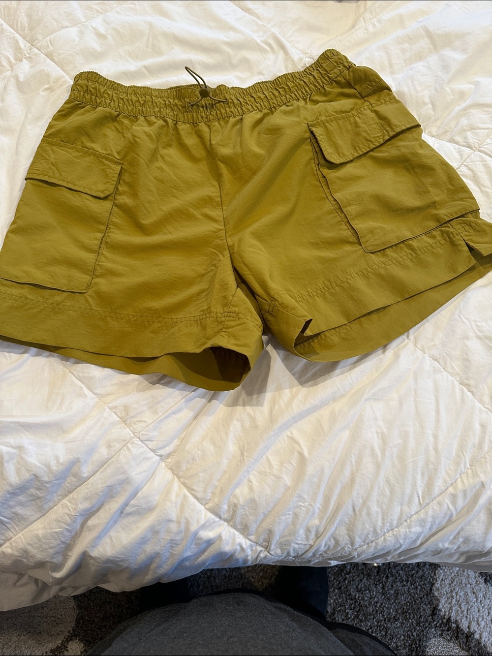 Old Navy Olive Utility Cargo Shorts